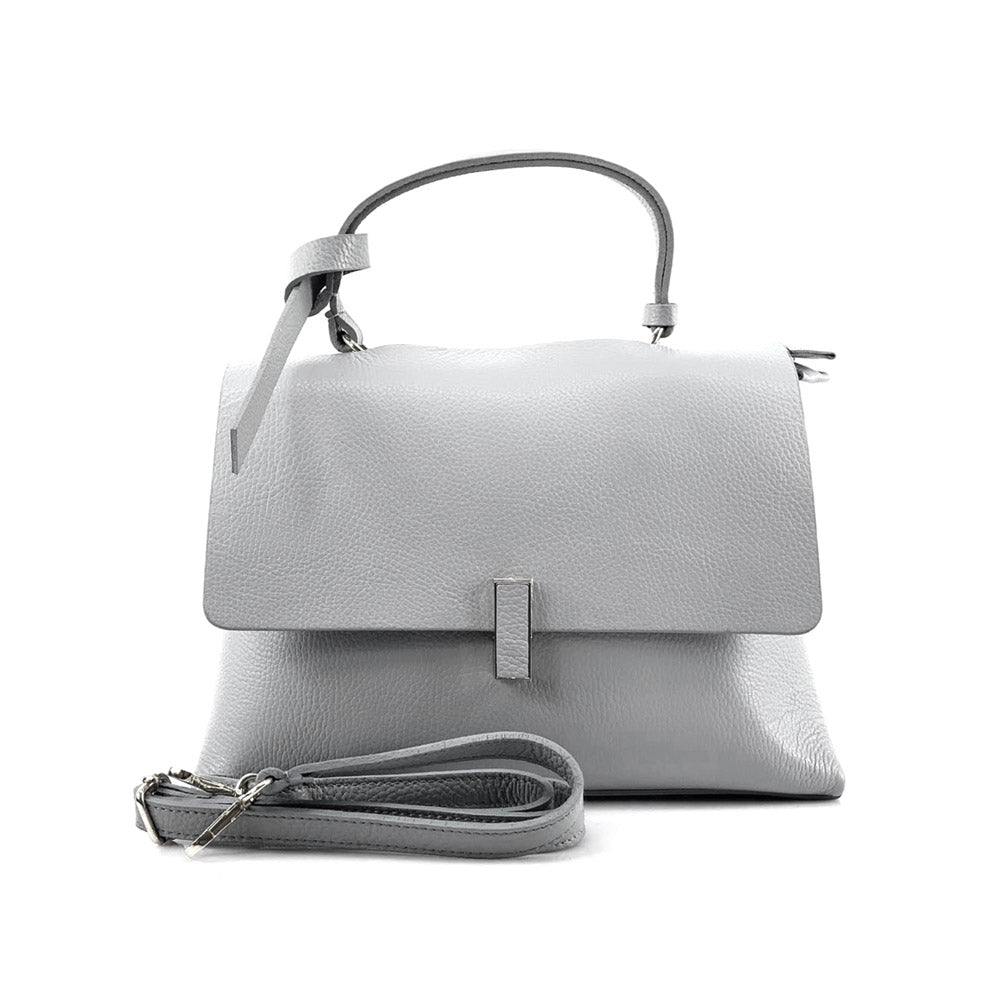Clelia Leather Handbag - Made In Italy