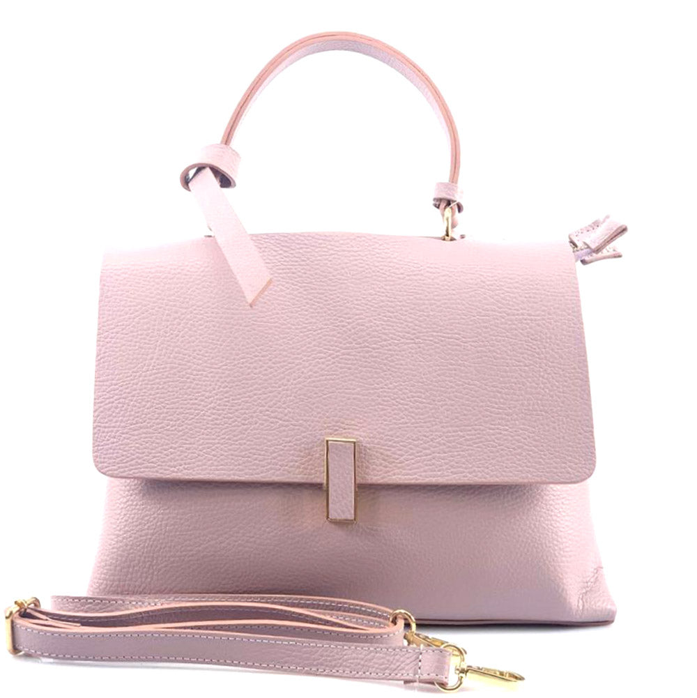 Clelia Leather Handbag - Made In Italy