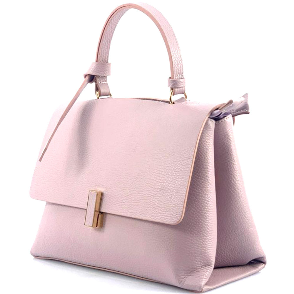 Clelia Leather Handbag - Made In Italy