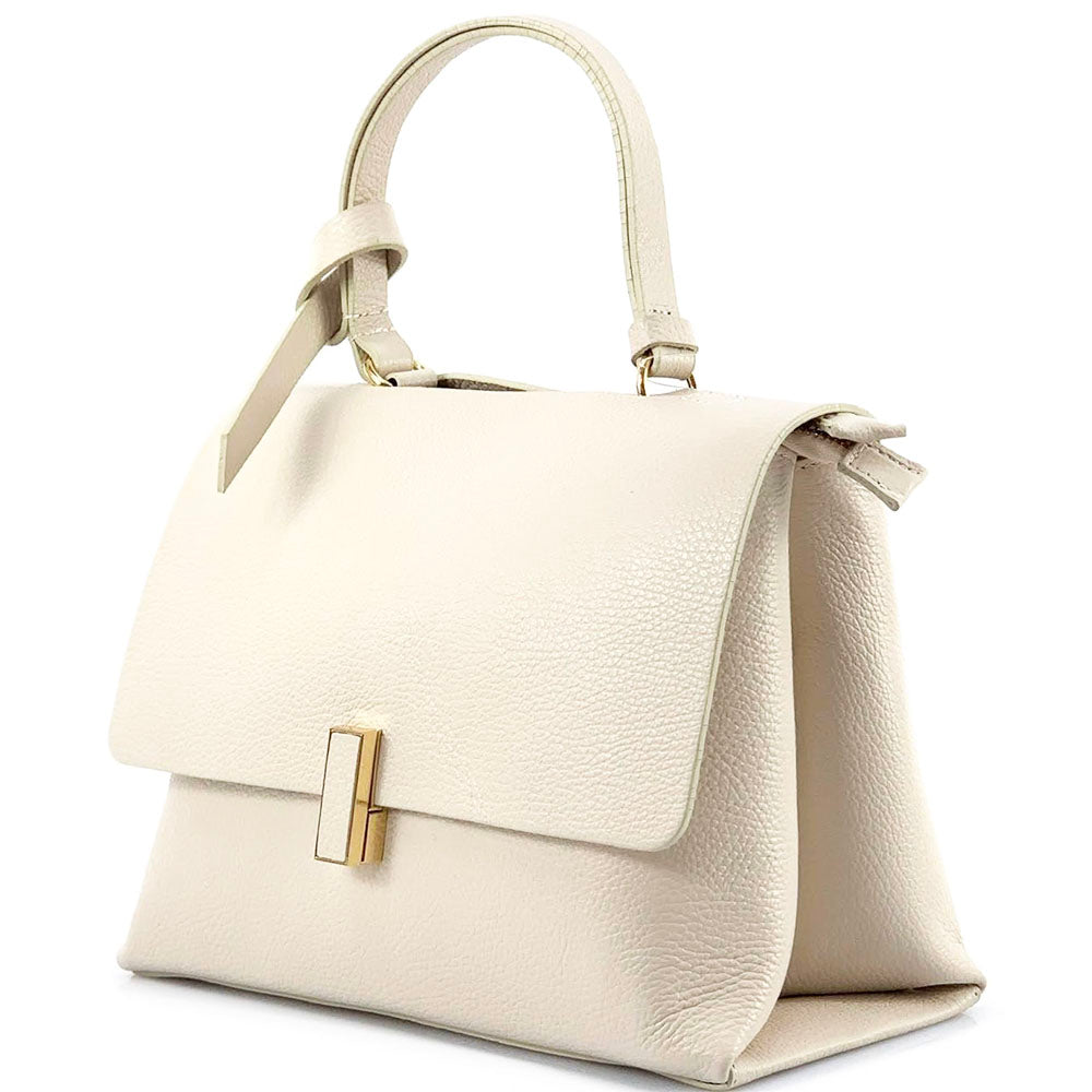 Clelia Leather Handbag - Made In Italy