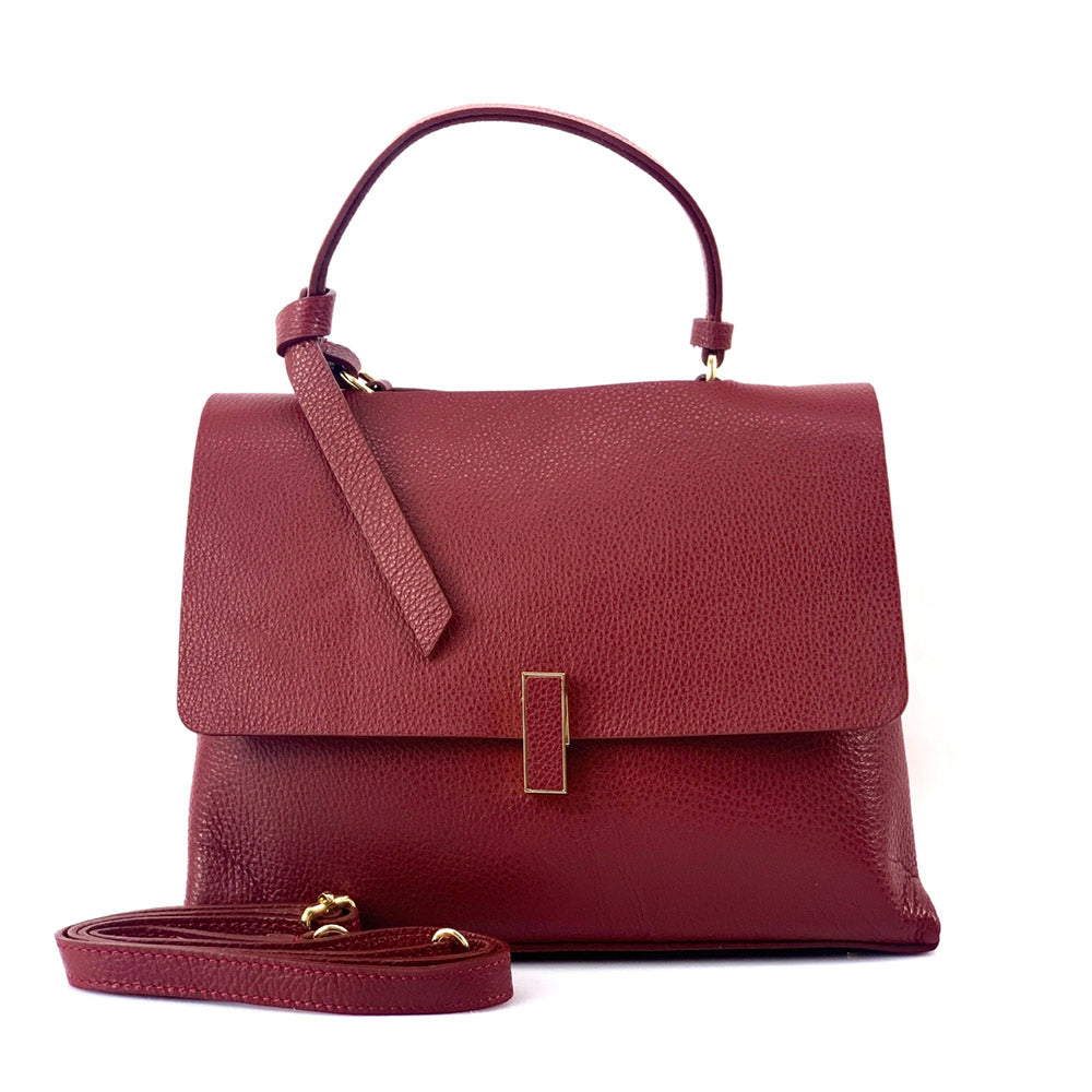 Clelia Leather Handbag - Made In Italy