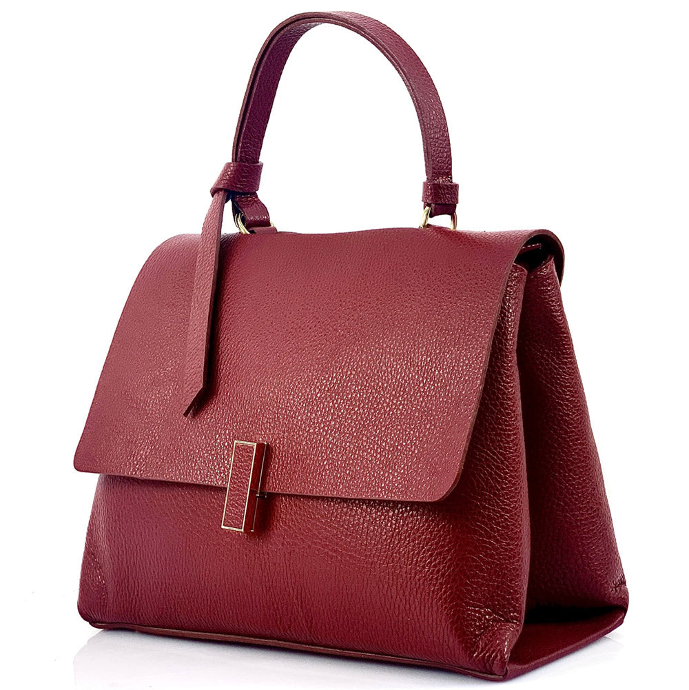 Clelia Leather Handbag - Made In Italy
