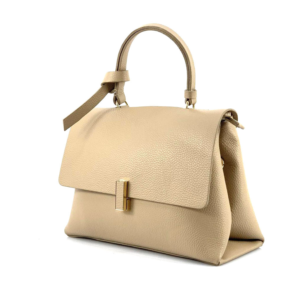 Clelia Leather Handbag - Made In Italy