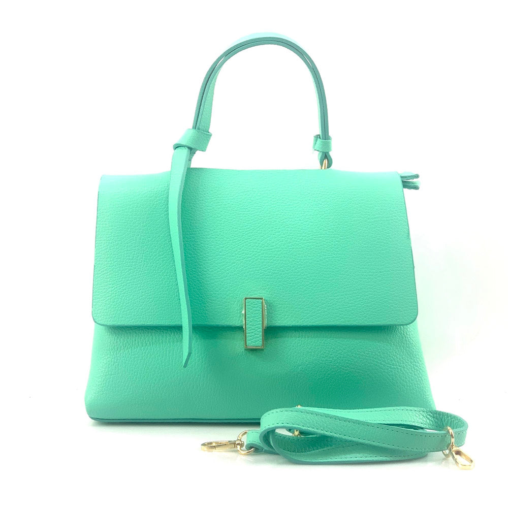 Clelia Leather Handbag - Made In Italy