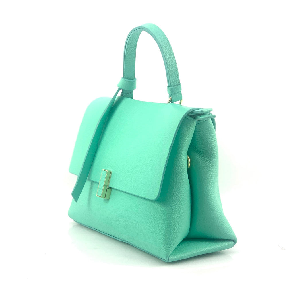 Clelia Leather Handbag - Made In Italy