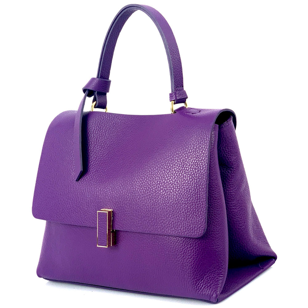 Clelia Leather Handbag - Made In Italy