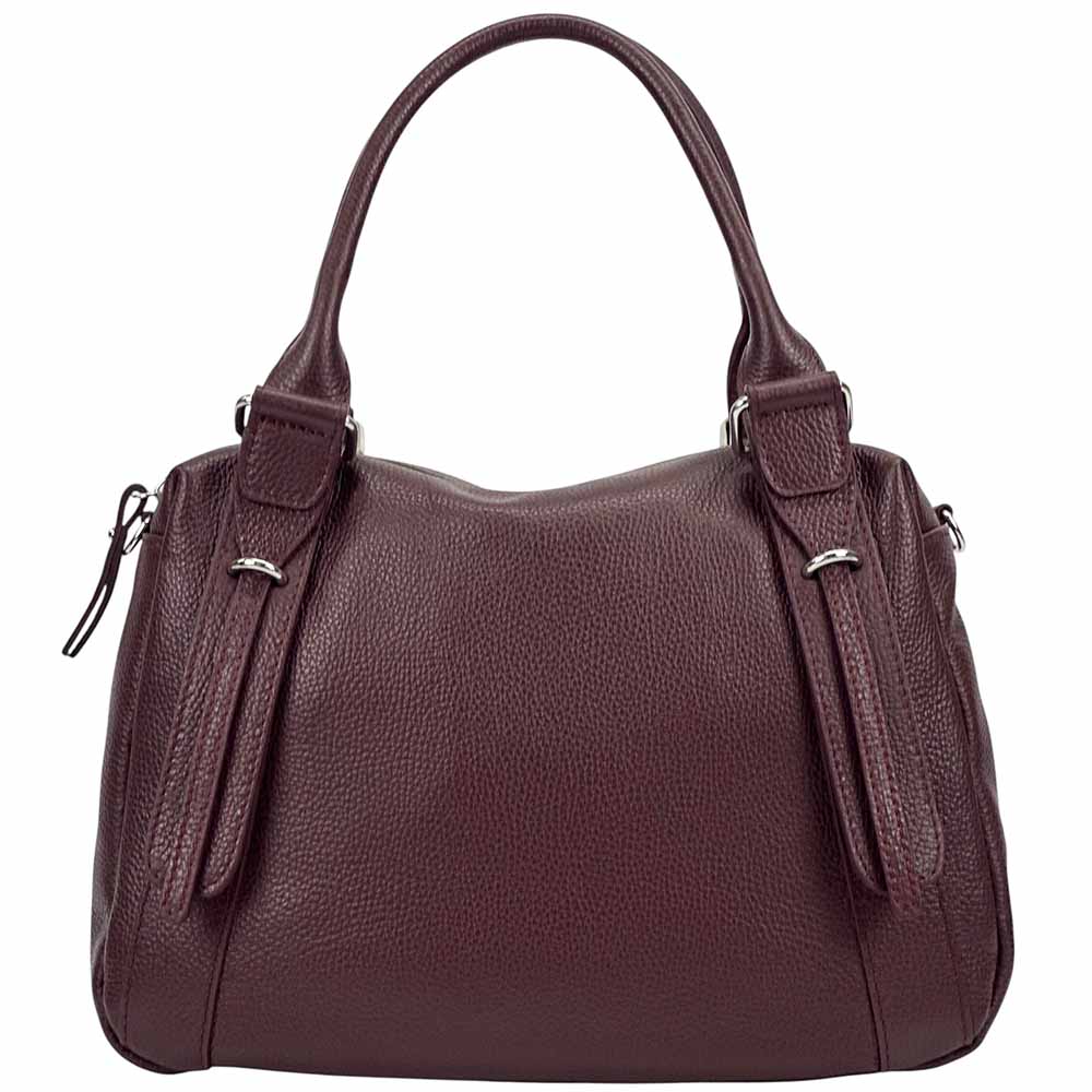 Tina Leather Handbag - Made In Italy