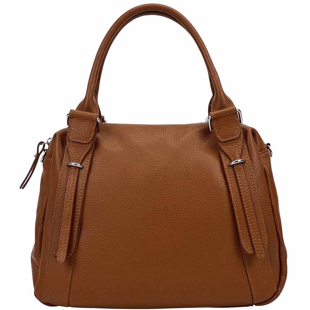 Tina Leather Handbag - Made In Italy