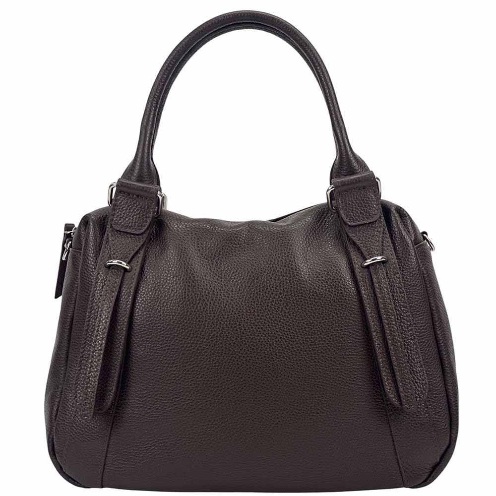 Tina Leather Handbag - Made In Italy