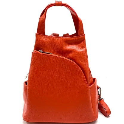 Antonella Leather Backpack - Made In Italy