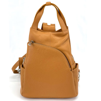 Antonella Leather Backpack - Made In Italy