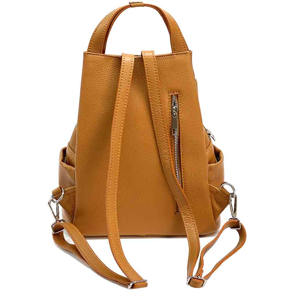 Antonella Leather Backpack - Made In Italy