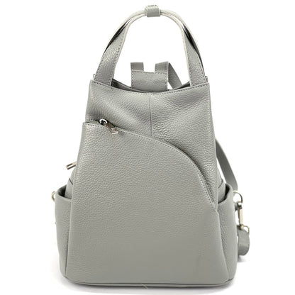 Antonella Leather Backpack - Made In Italy