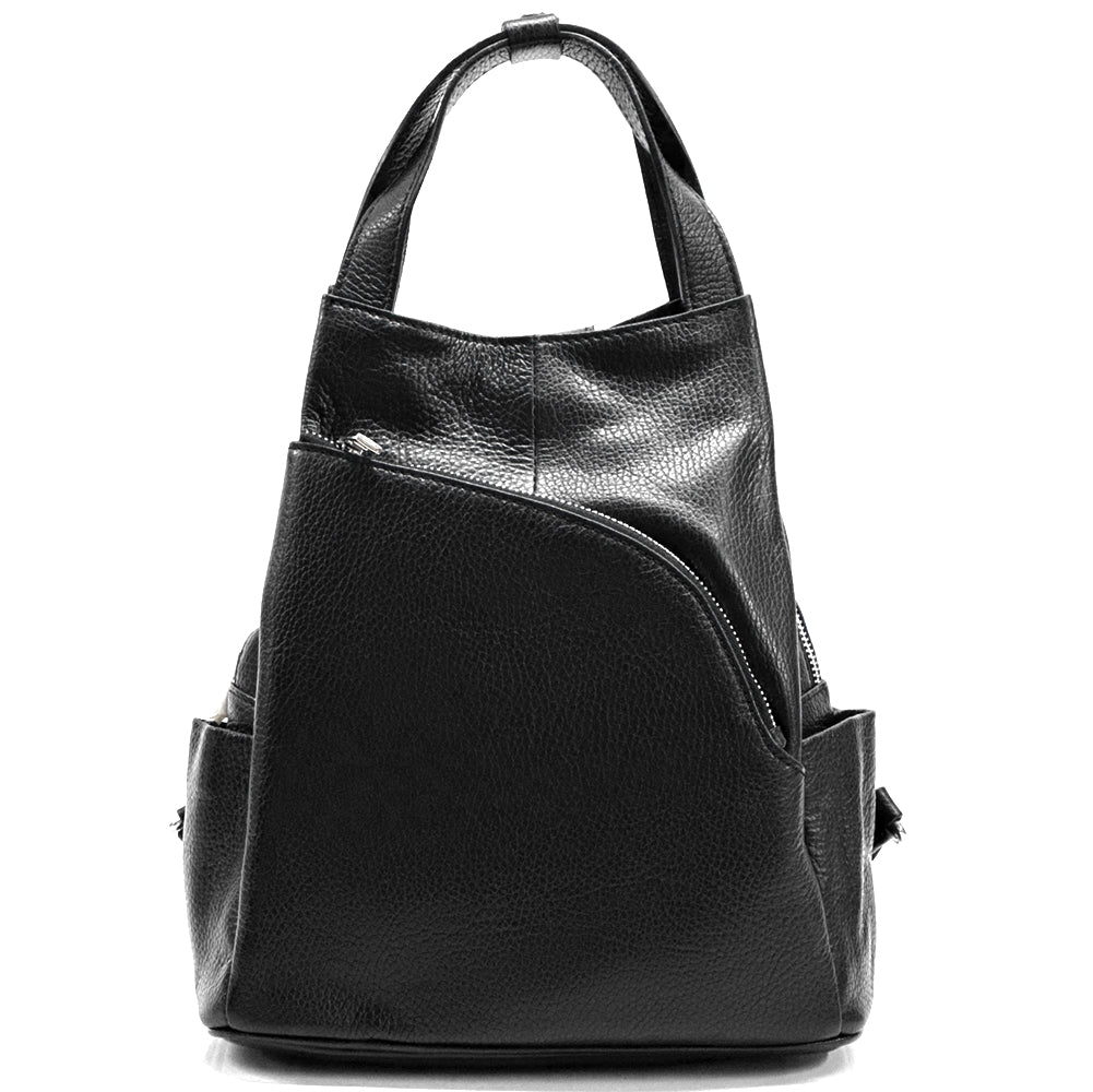 Antonella Leather Backpack - Made In Italy