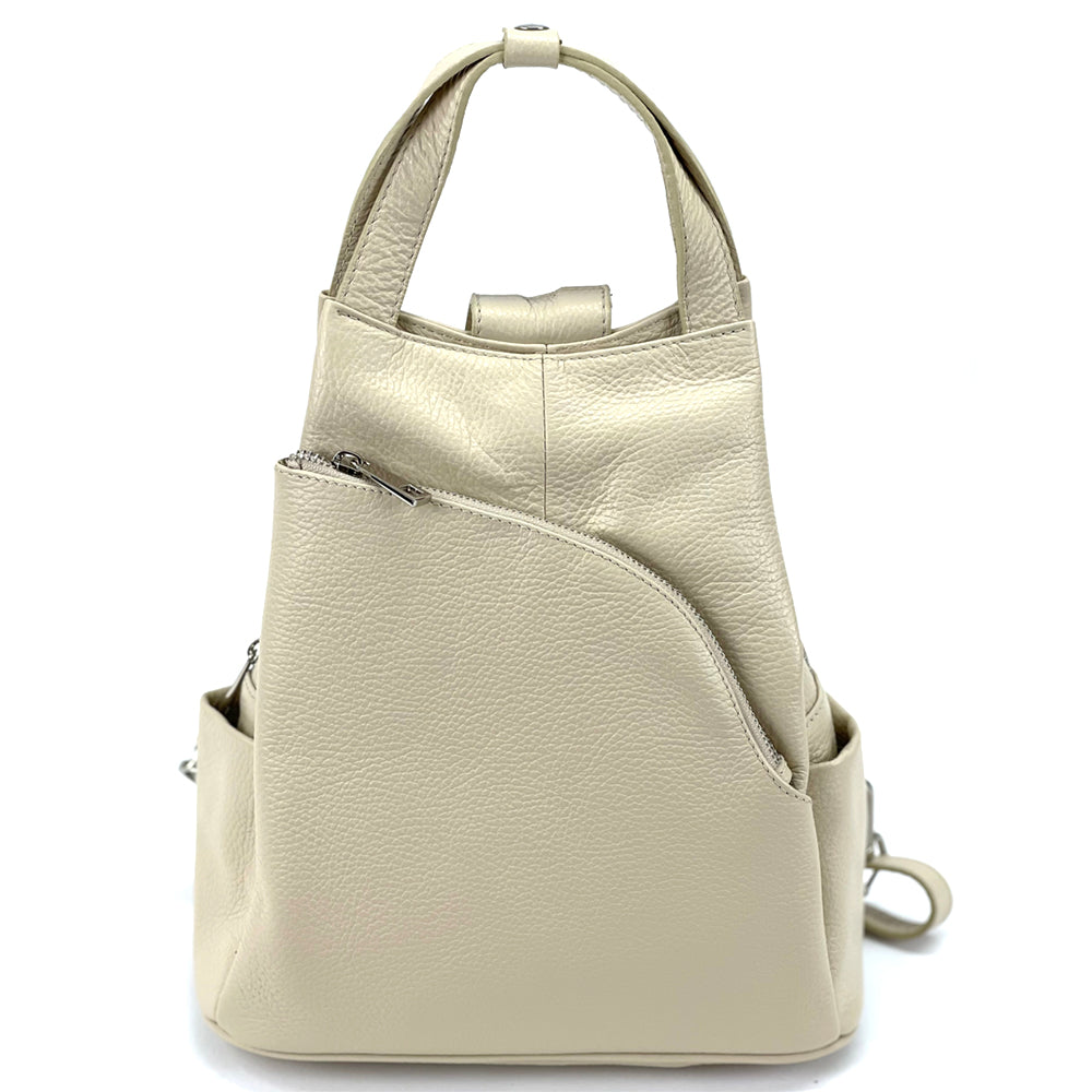 Antonella Leather Backpack - Made In Italy