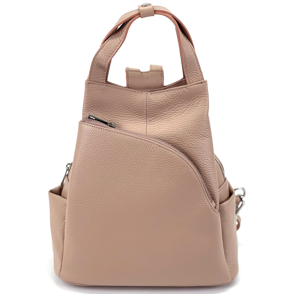 Antonella Leather Backpack - Made In Italy