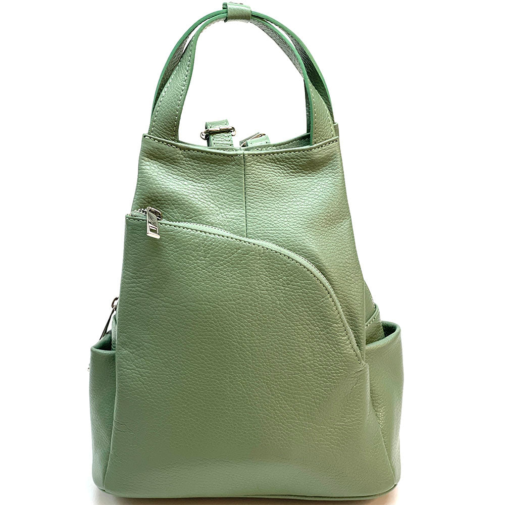 Antonella Leather Backpack - Made In Italy