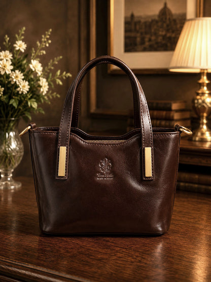 Liviana Hand-Dyed Leather Bag - Made In Italy