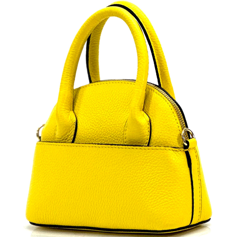 Bellaria Italian Leather Shell Bag - Made In Italy