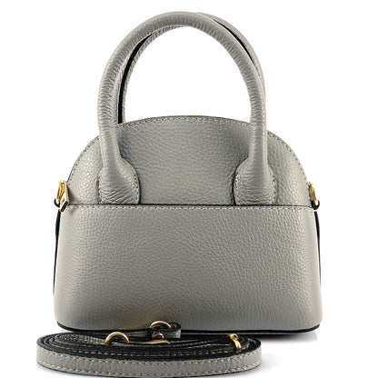 Bellaria Italian Leather Shell Bag - Made In Italy