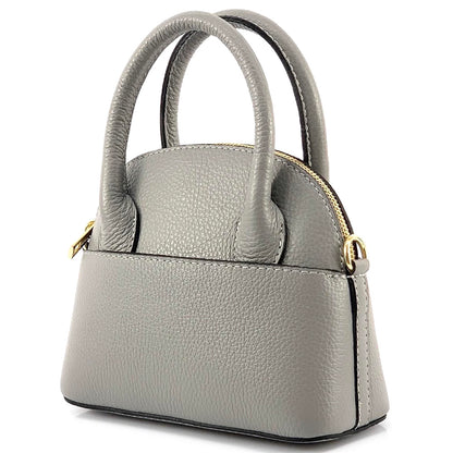 Bellaria Italian Leather Shell Bag - Made In Italy