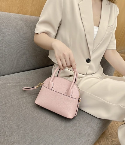 Bellaria Italian Leather Shell Bag - Made In Italy