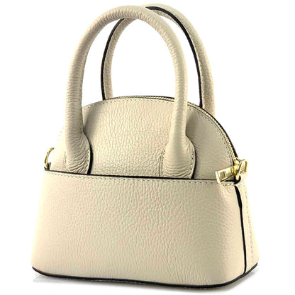 Bellaria Italian Leather Shell Bag - Made In Italy