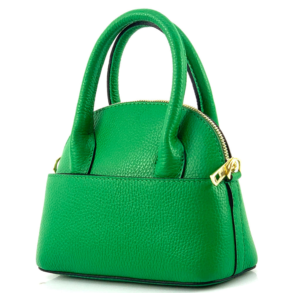 Bellaria Italian Leather Shell Bag - Made In Italy
