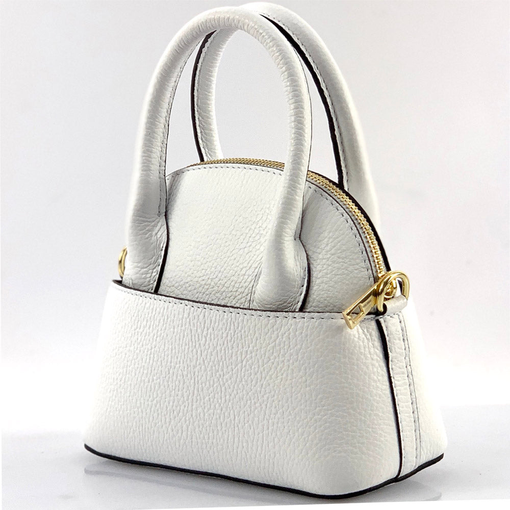 Bellaria Italian Leather Shell Bag - Made In Italy