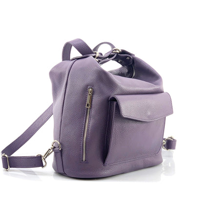 Lidia leather shoulder bag - Made In Italy