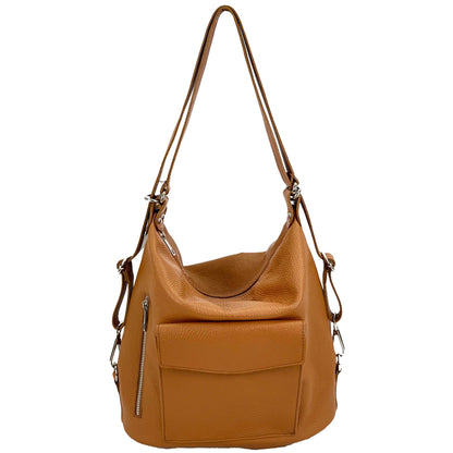 Lidia leather shoulder bag - Made In Italy