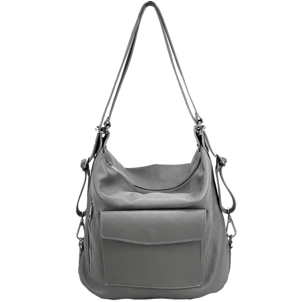 Lidia leather shoulder bag - Made In Italy