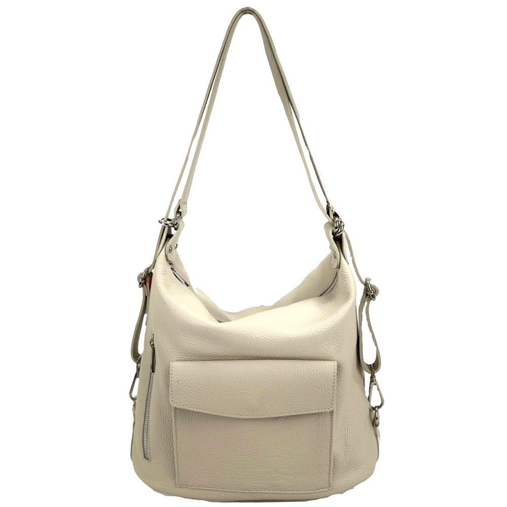 Lidia leather shoulder bag - Made In Italy