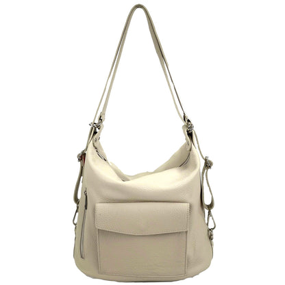 Lidia leather shoulder bag - Made In Italy