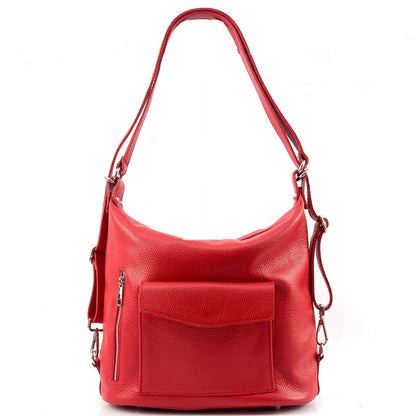 Lidia leather shoulder bag - Made In Italy