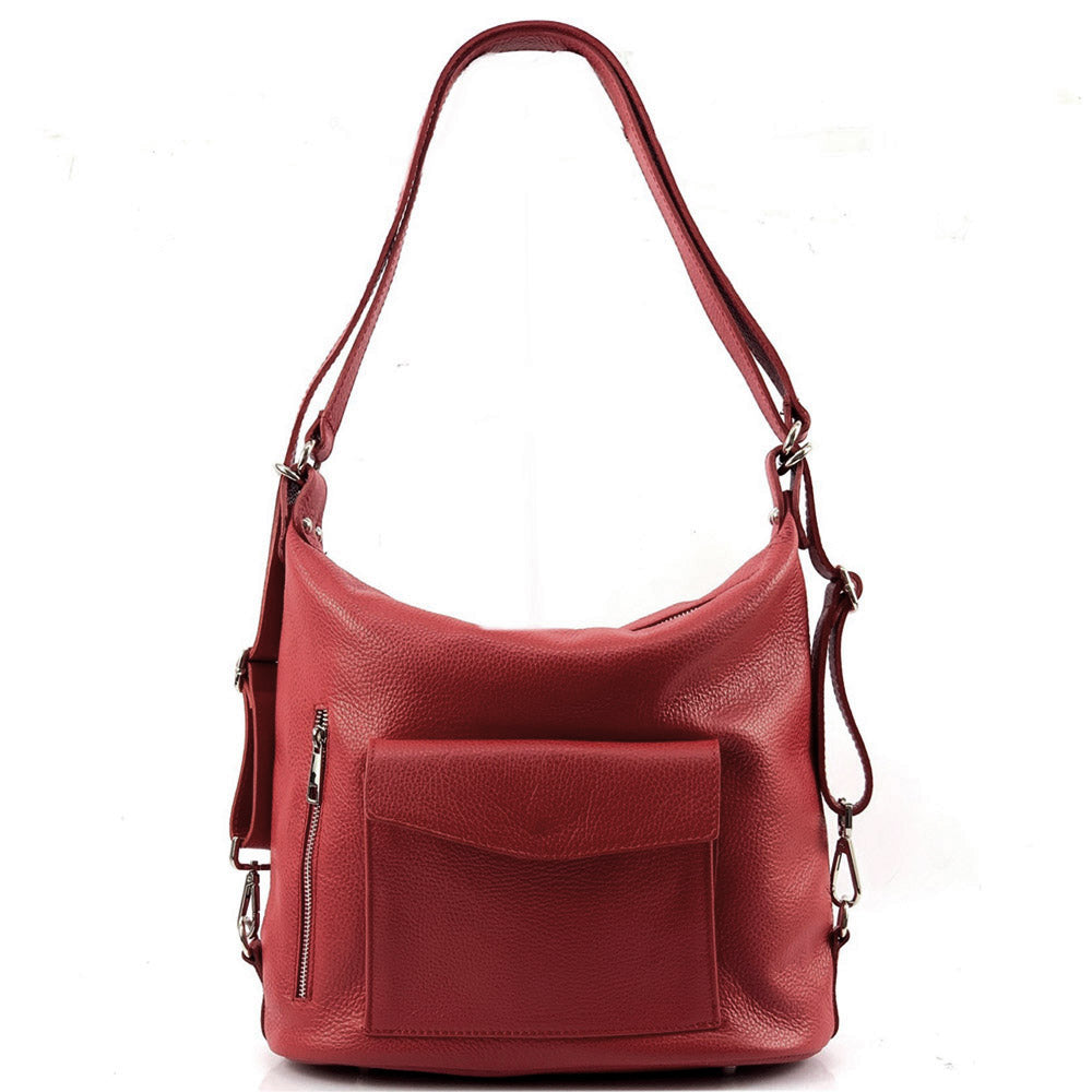 Lidia leather shoulder bag - Made In Italy