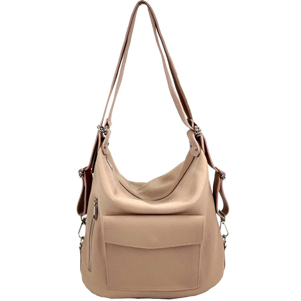 Lidia leather shoulder bag - Made In Italy