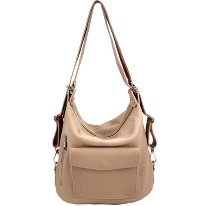 Lidia leather shoulder bag - Made In Italy