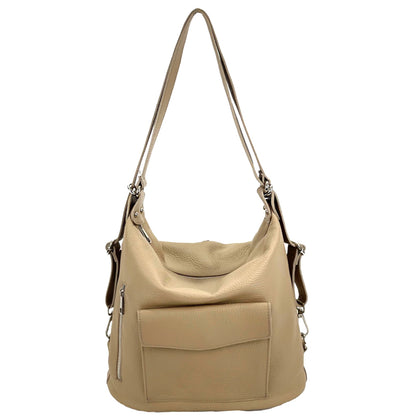 Lidia leather shoulder bag - Made In Italy
