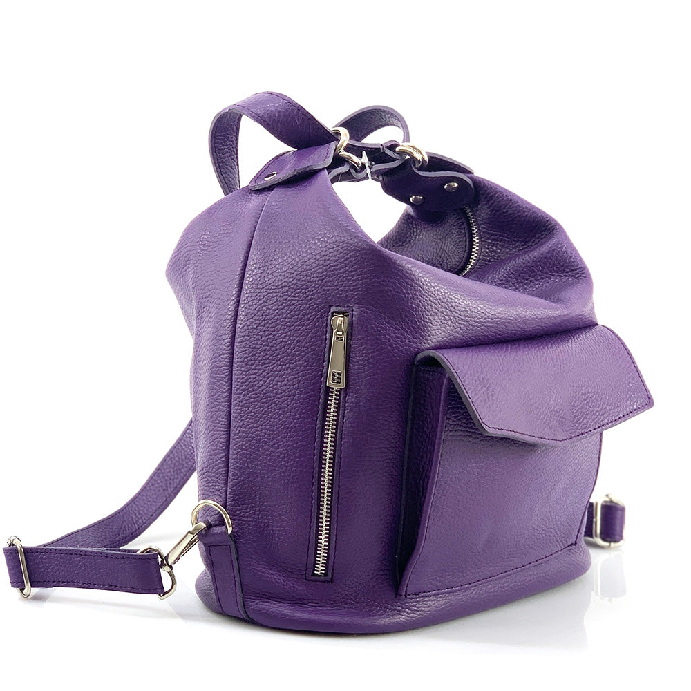 Lidia leather shoulder bag - Made In Italy