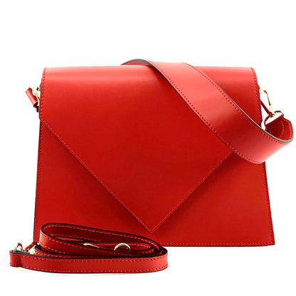 Yuri Leather Shoulder Bag - Made In Italy