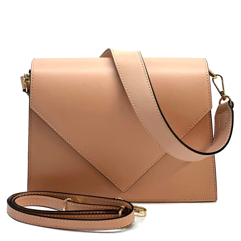 Yuri Leather Shoulder Bag - Made In Italy