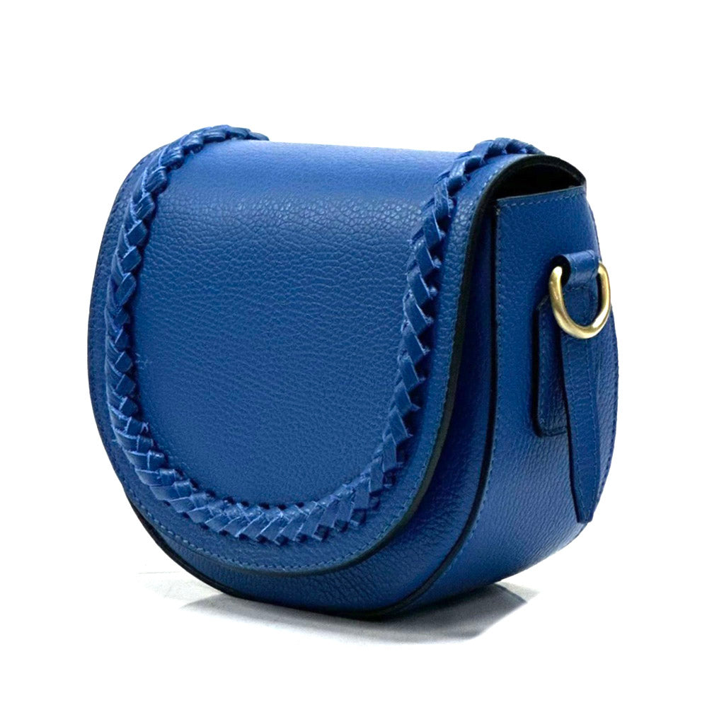 Cecilia leather cross-body bag - Made In Italy
