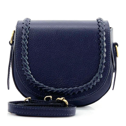 Cecilia leather cross-body bag - Made In Italy