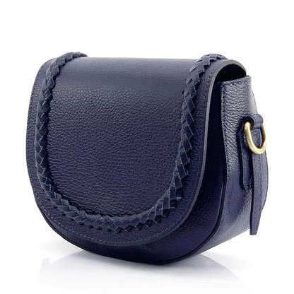 Cecilia leather cross-body bag - Made In Italy