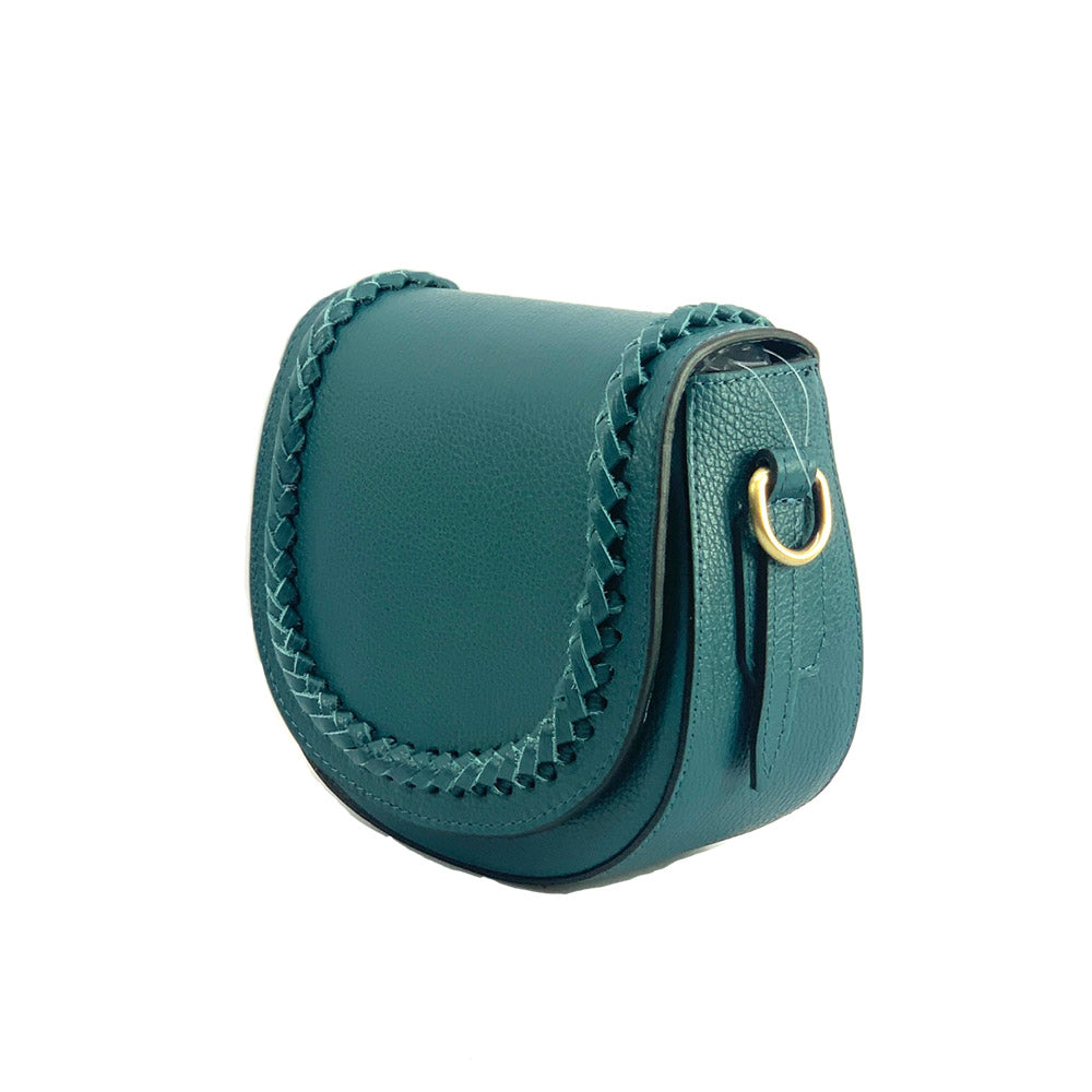 Cecilia leather cross-body bag - Made In Italy