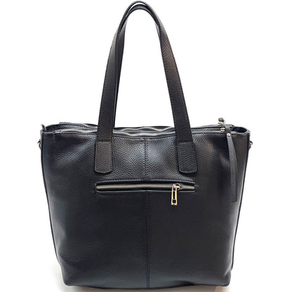 Zaira Italian Genuine Leather Tote Bag - Made In Italy