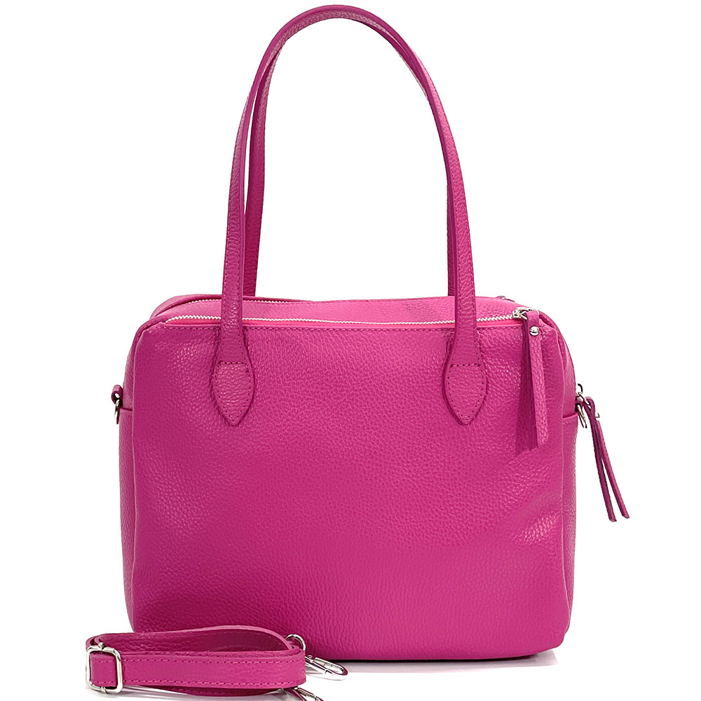 Annabella Leather Handbag - Made In Italy