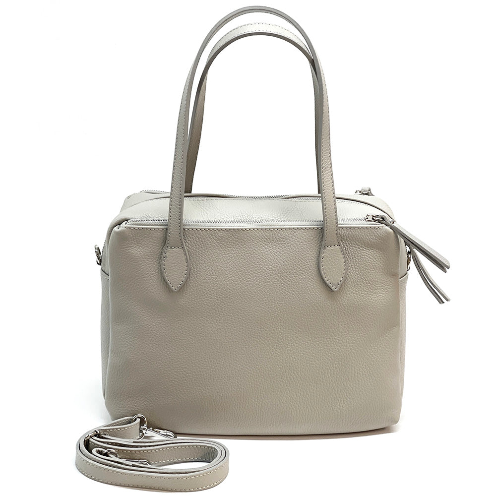 Annabella Leather Handbag - Made In Italy
