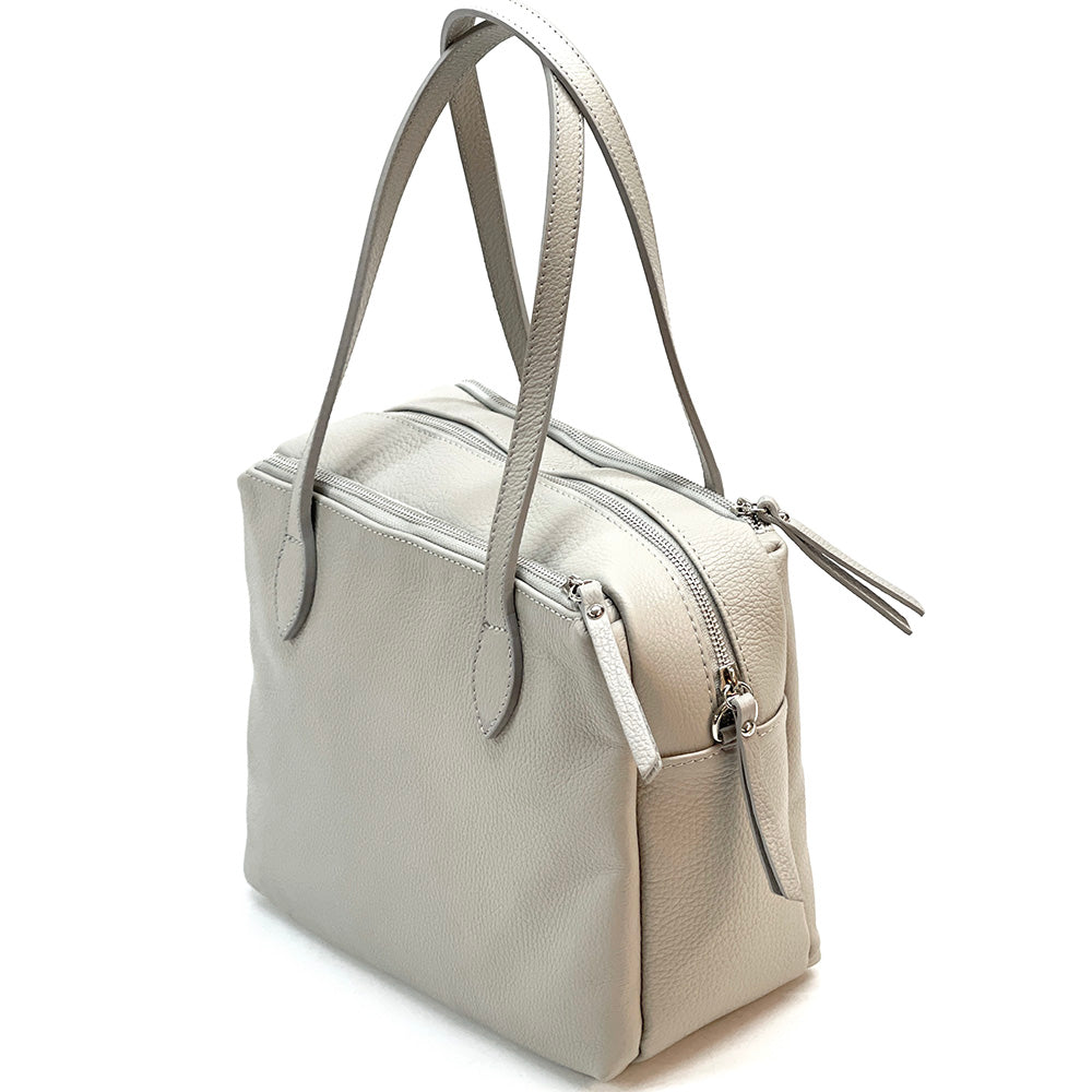 Annabella Leather Handbag - Made In Italy